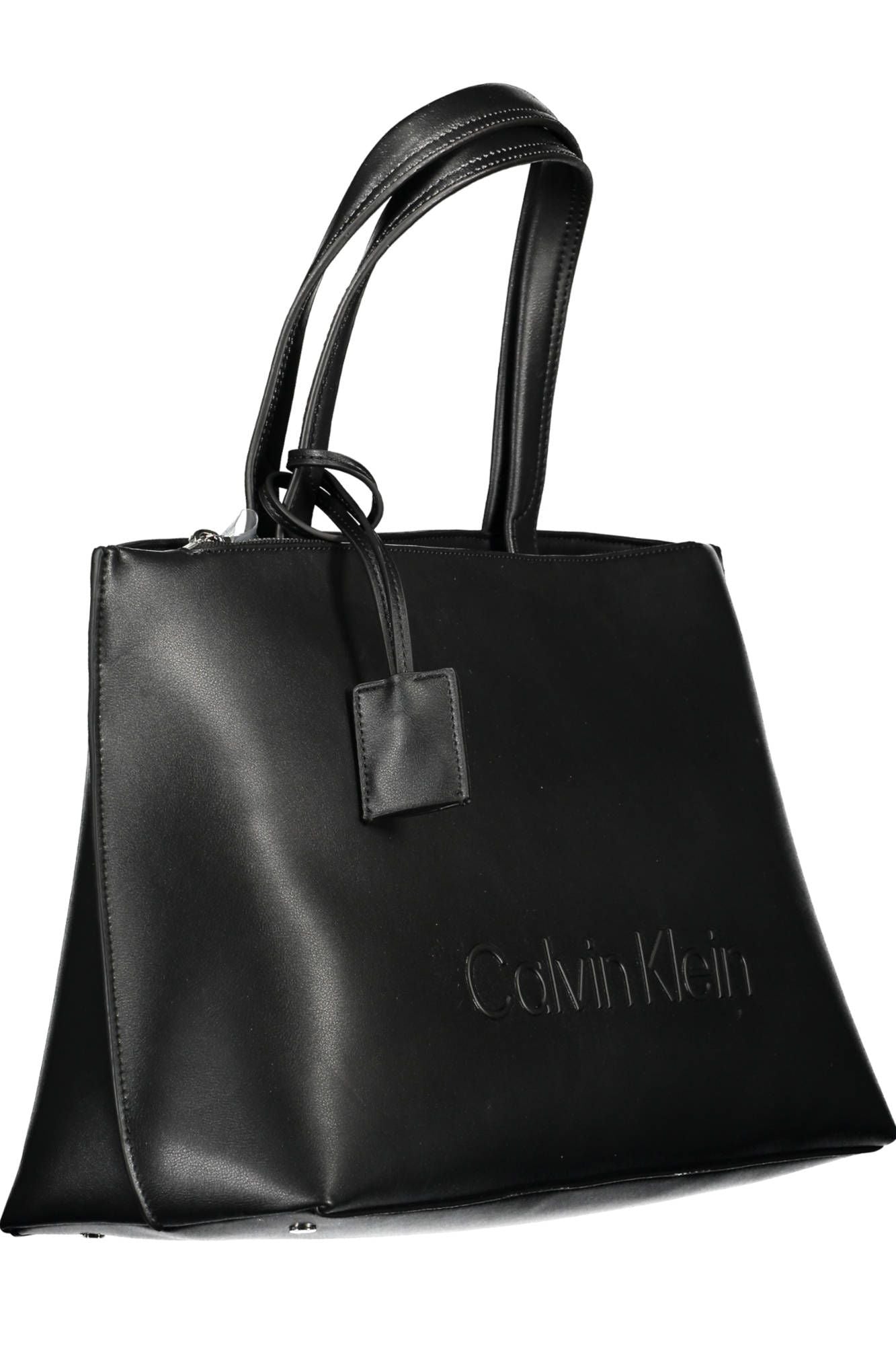 Black Polyester Handbag