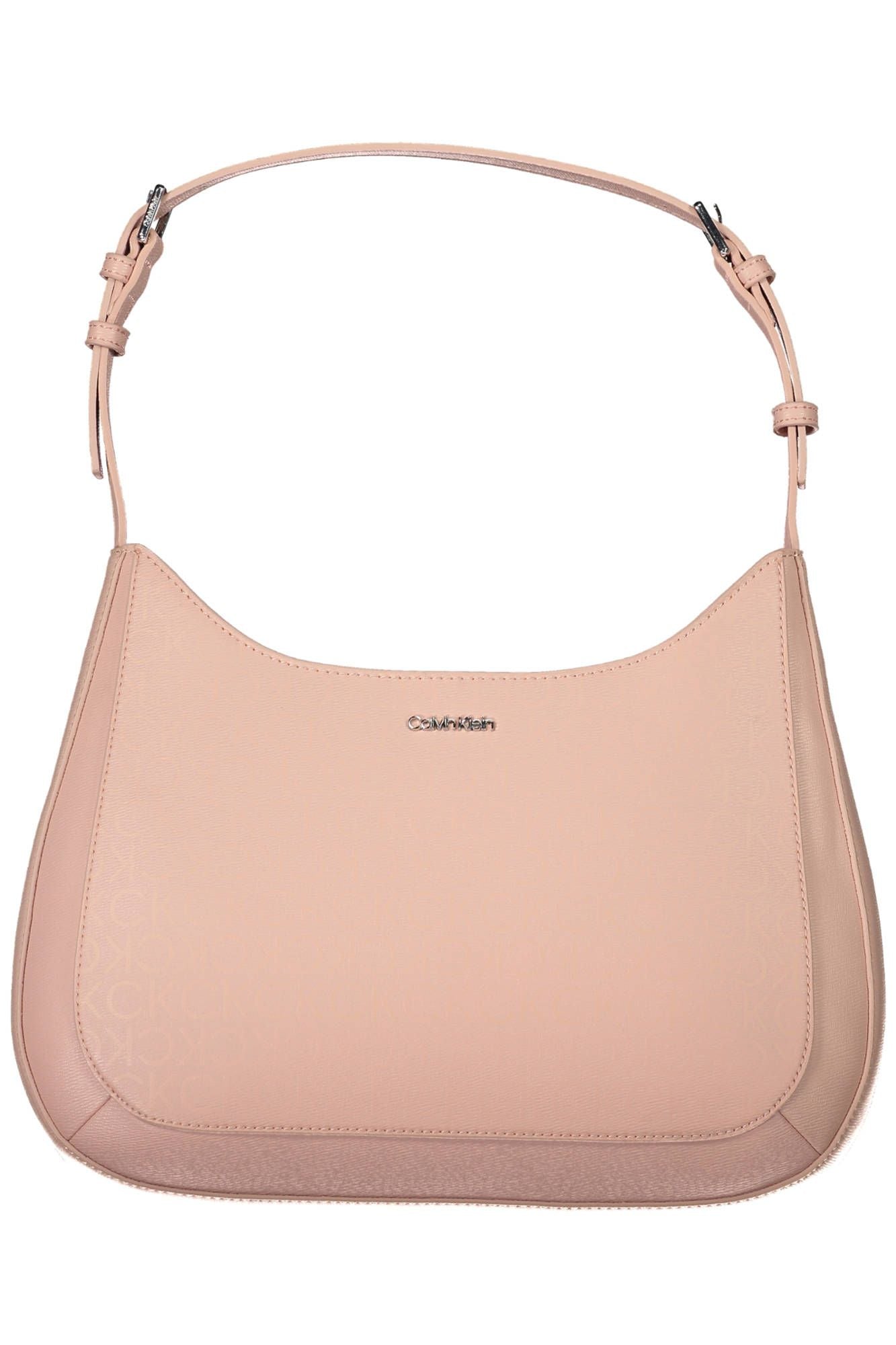 Pink Polyester Handbag