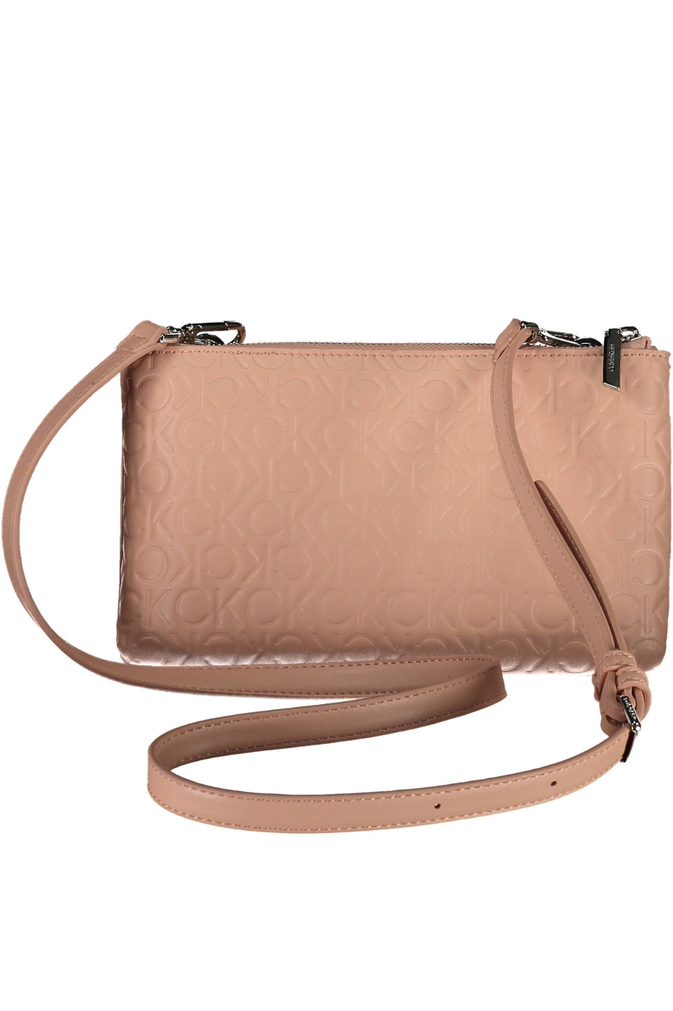 Pink Polyester Handbag