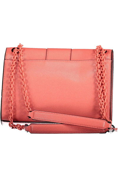 Pink Polyurethane Handbag