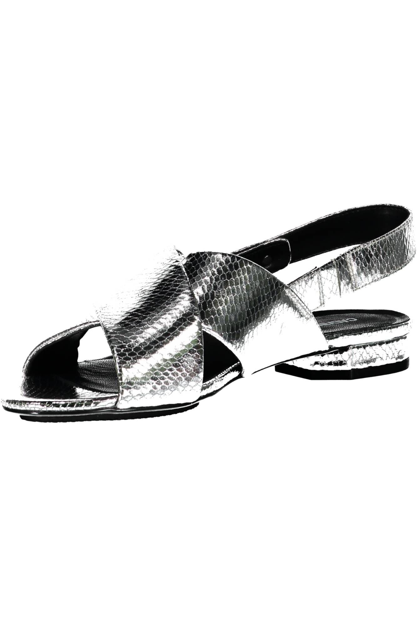 Silver Rubber Sandal