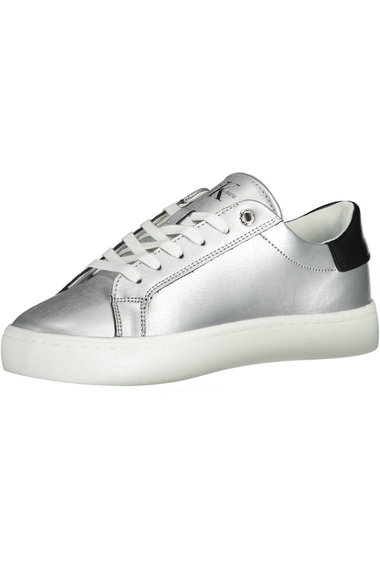 Silver Cotton Sneaker