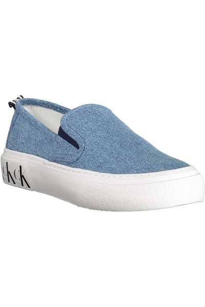 Light Blue Cotton Sneaker