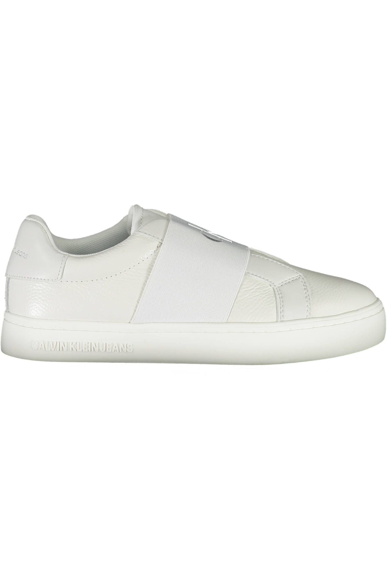 White Polyester Sneaker