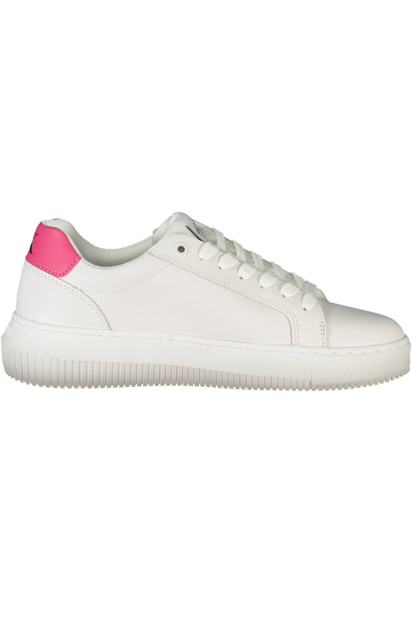 White Polyester Sneaker