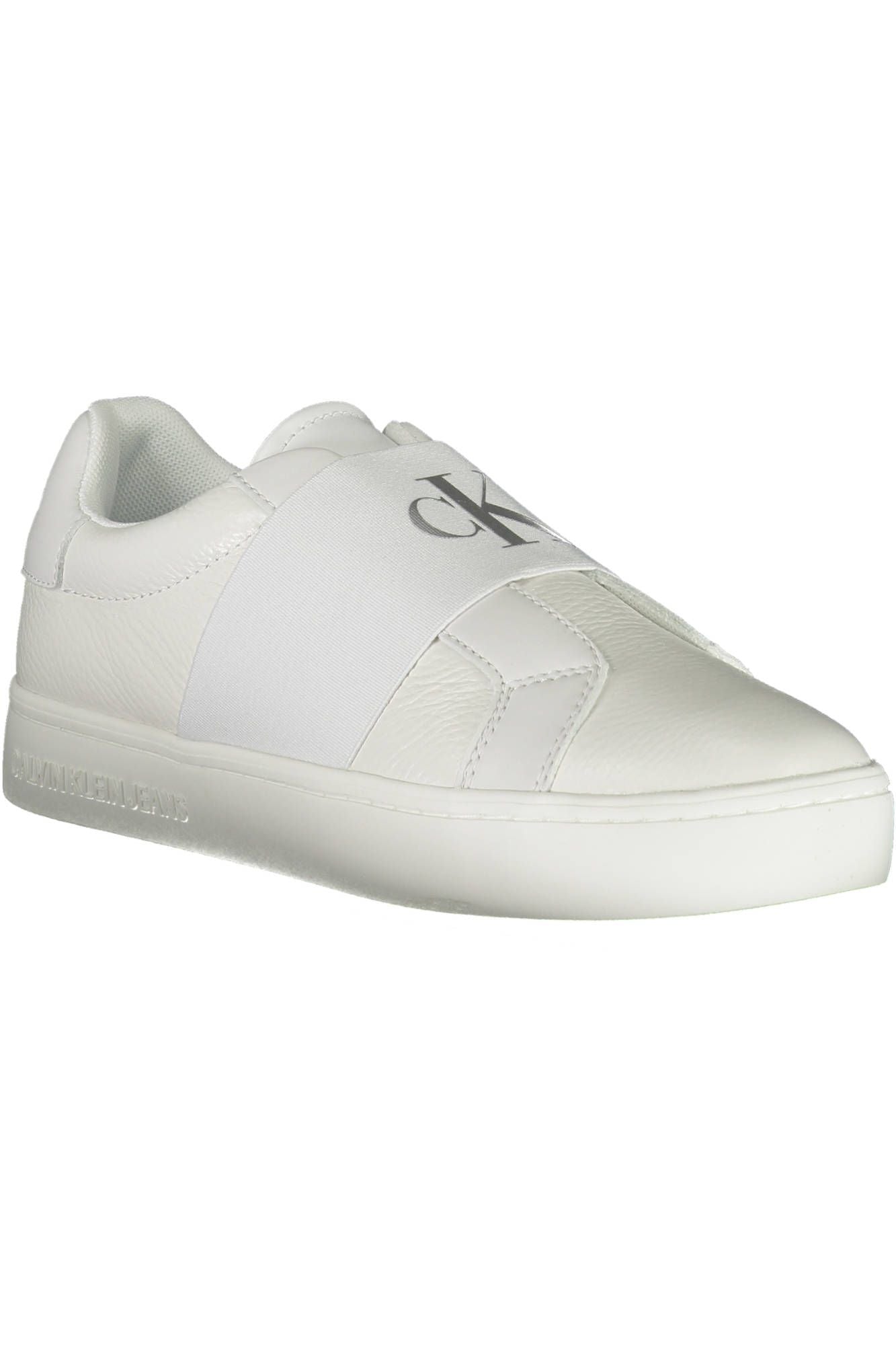 White Polyester Sneaker