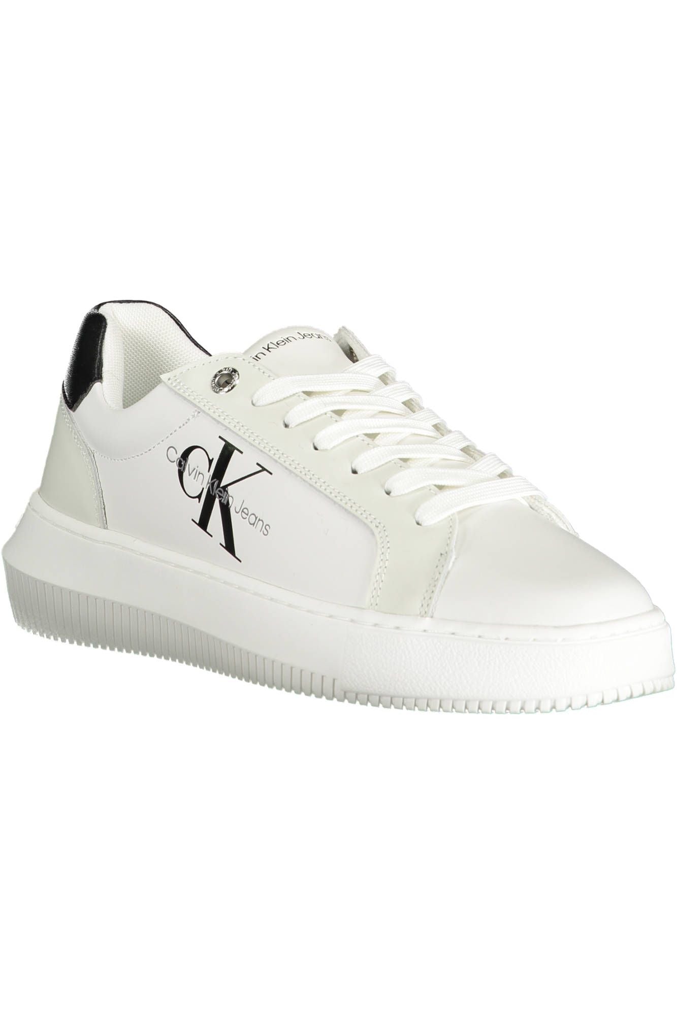 White Polyester Sneaker