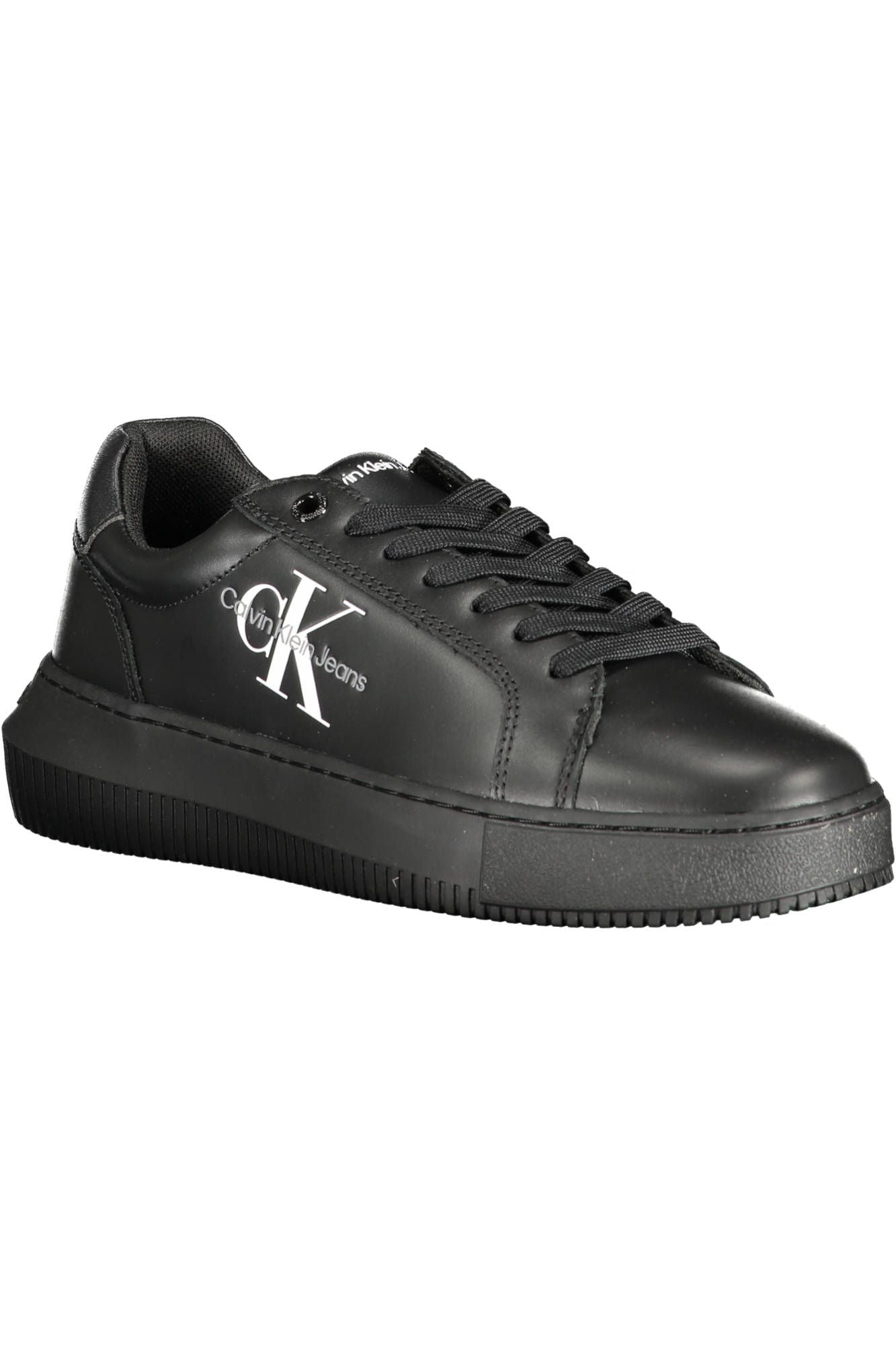 Black Polyester Sneaker