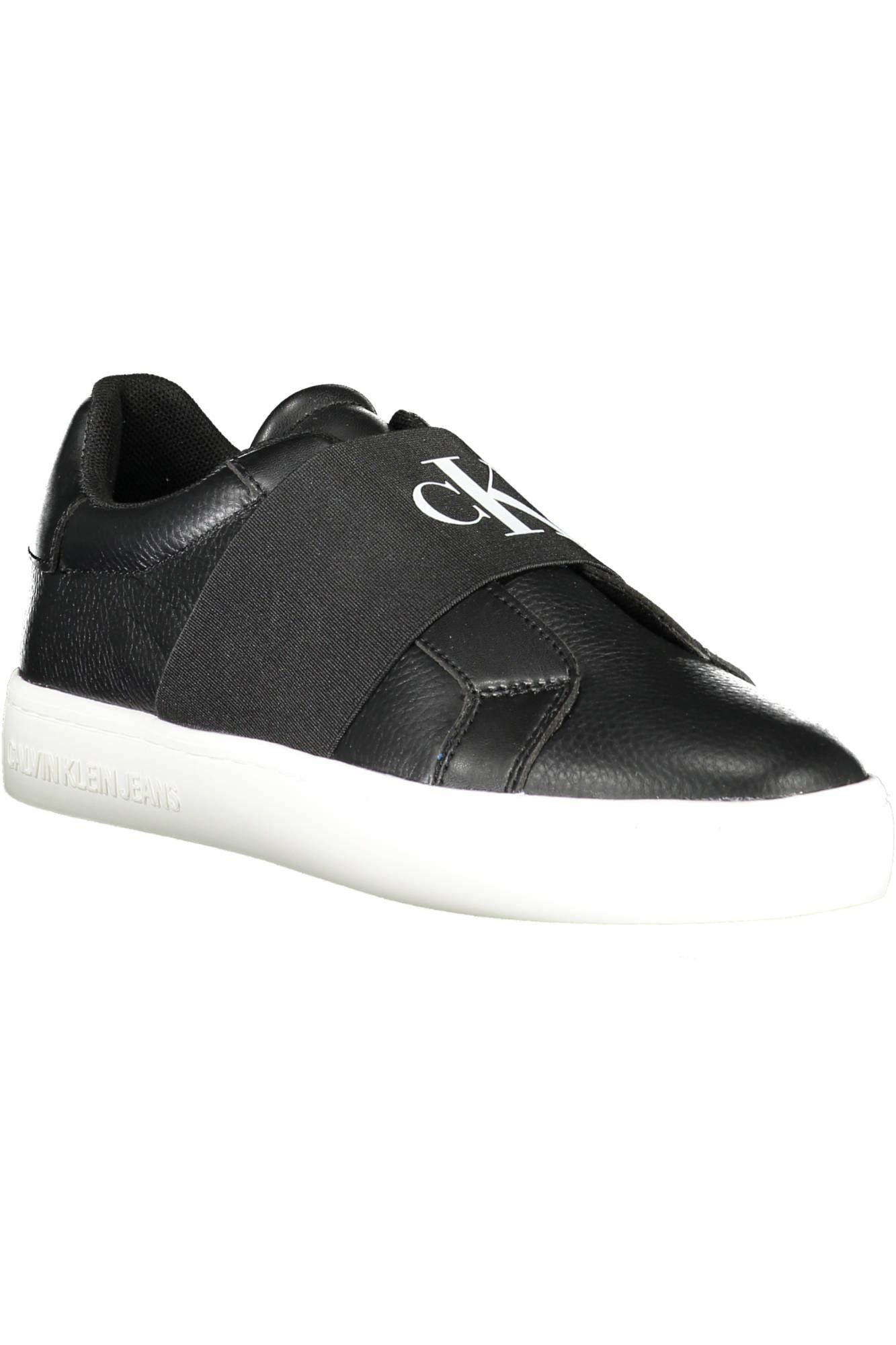 Black Polyester Sneaker