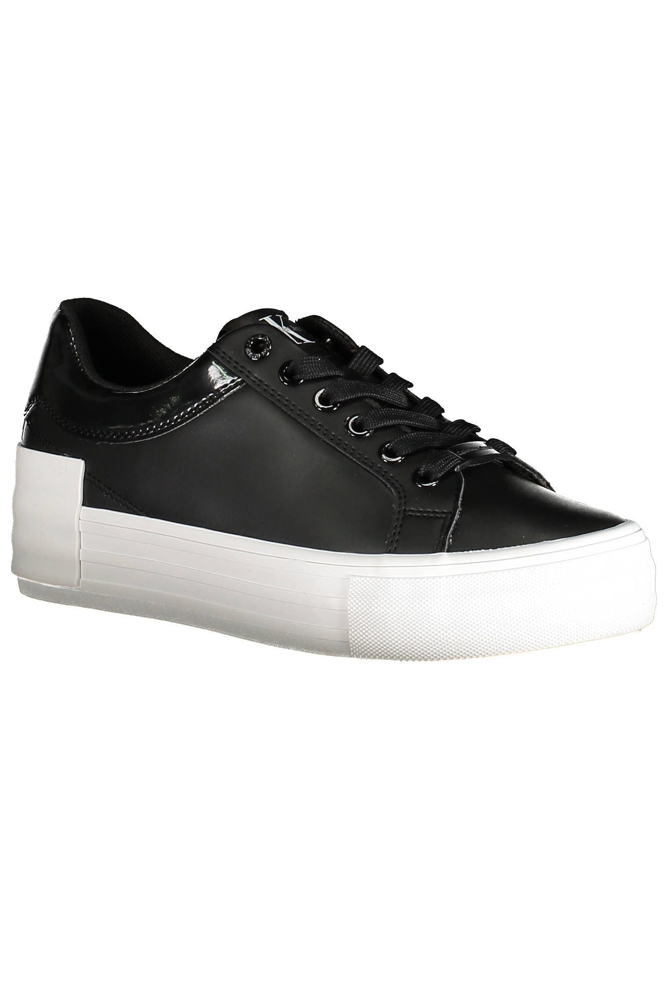 Black Polyester Sneaker