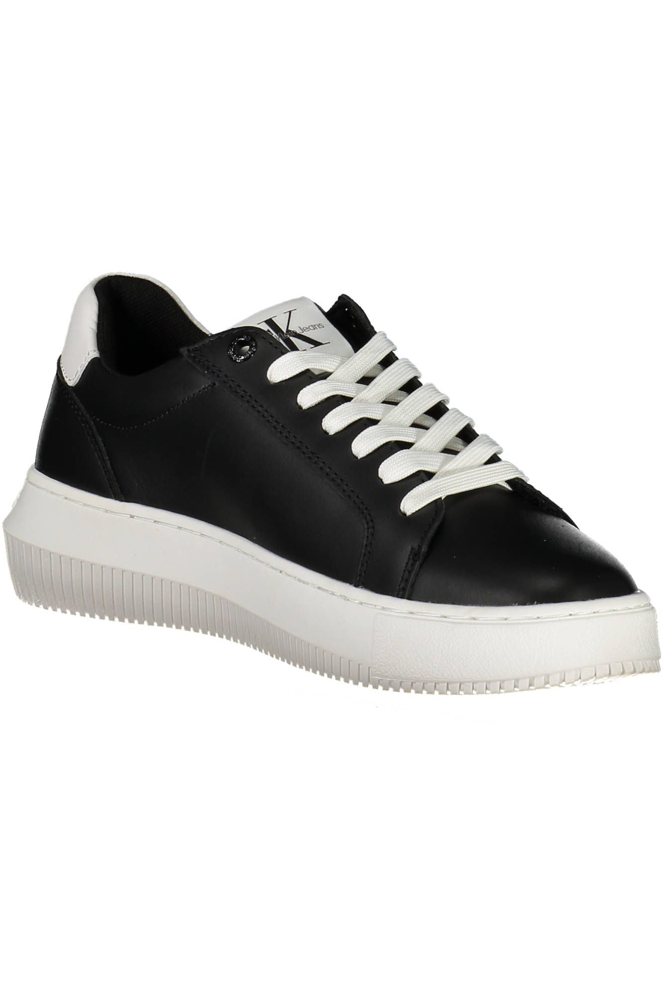 Black Polyester Sneaker