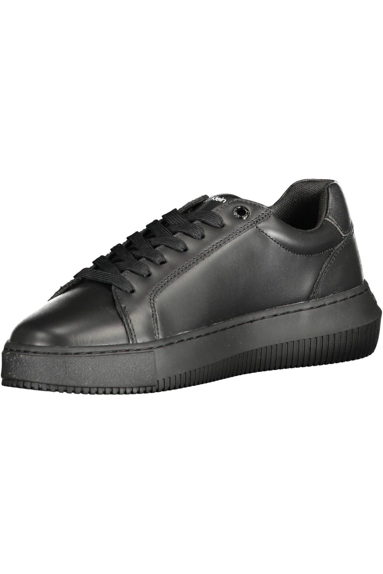 Black Polyester Sneaker