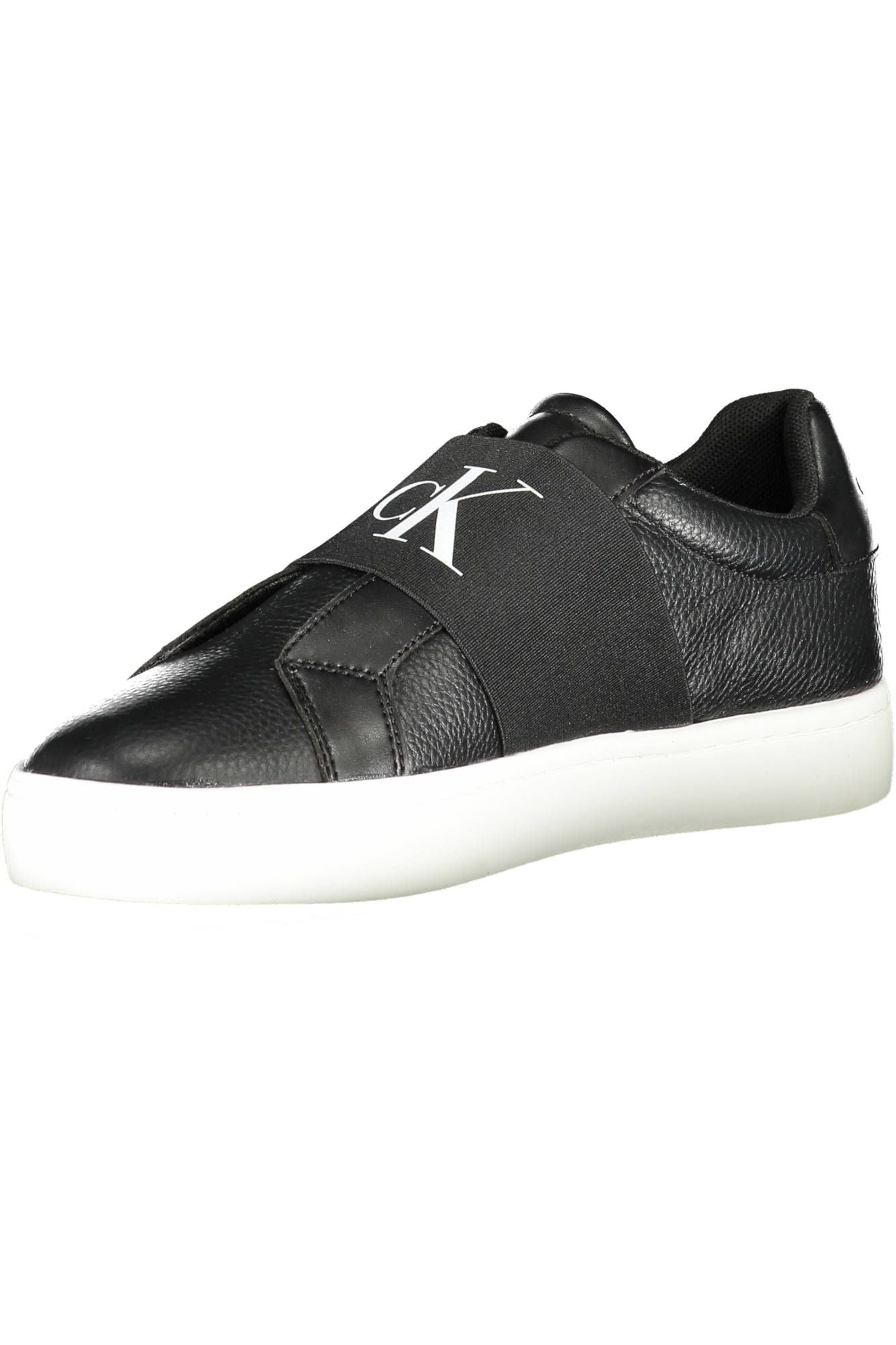 Black Polyester Sneaker