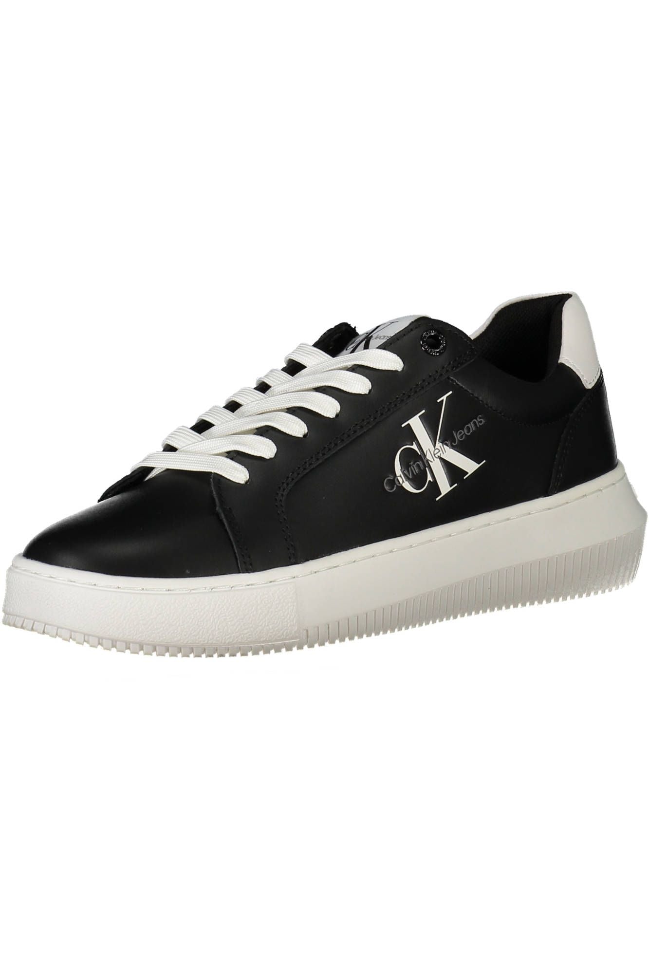 Black Polyester Sneaker