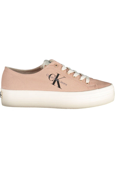 Pink Cotton Sneaker