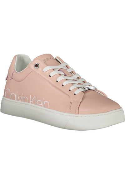 Pink Polyester Sneaker