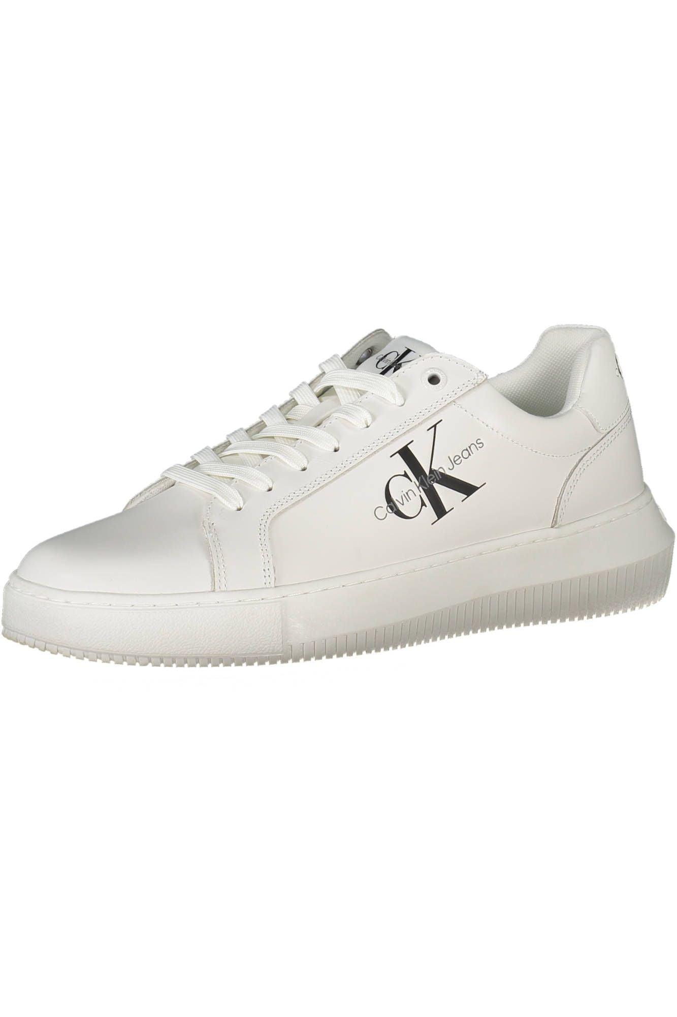 White Polyester Sneaker