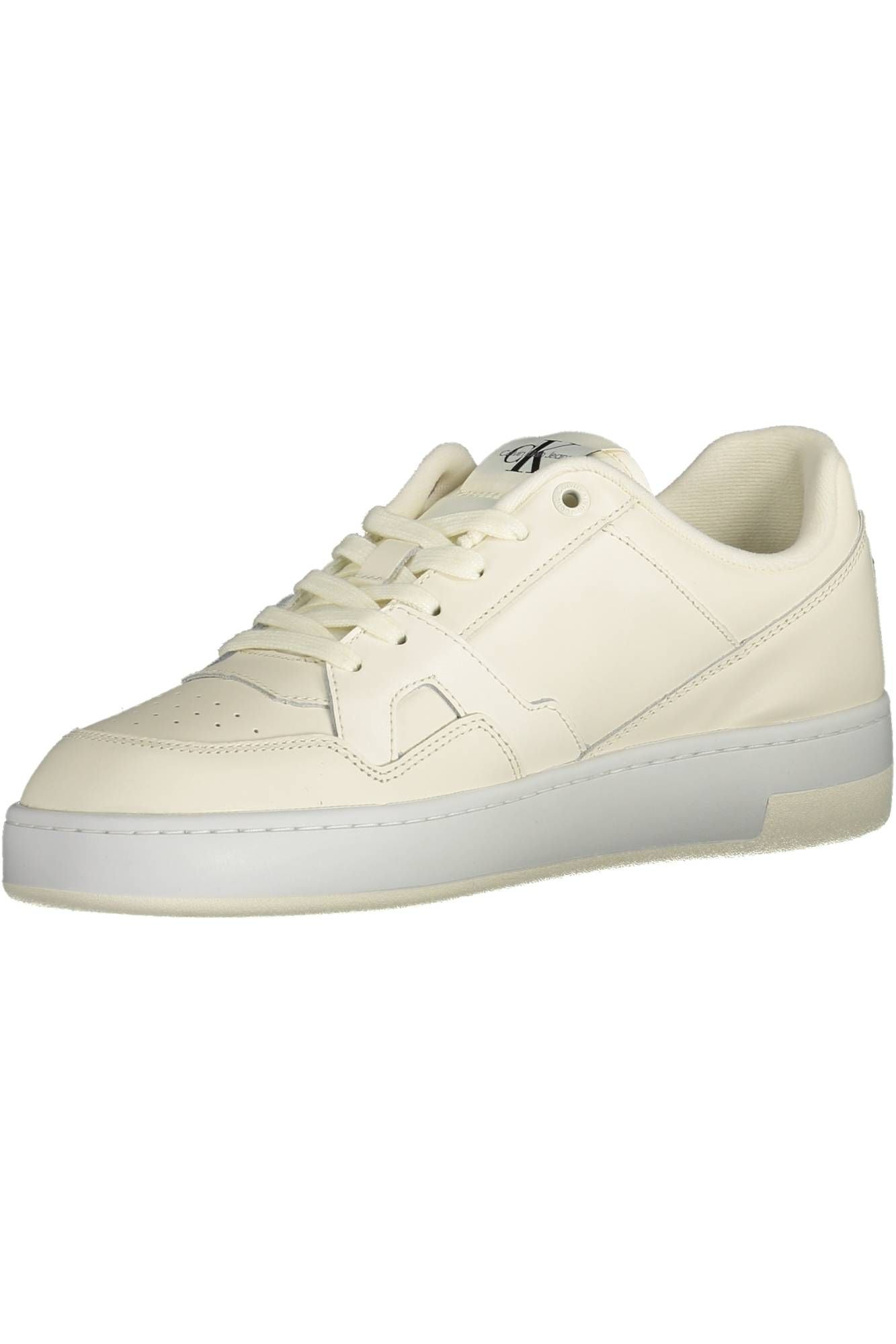 White Polyester Sneaker