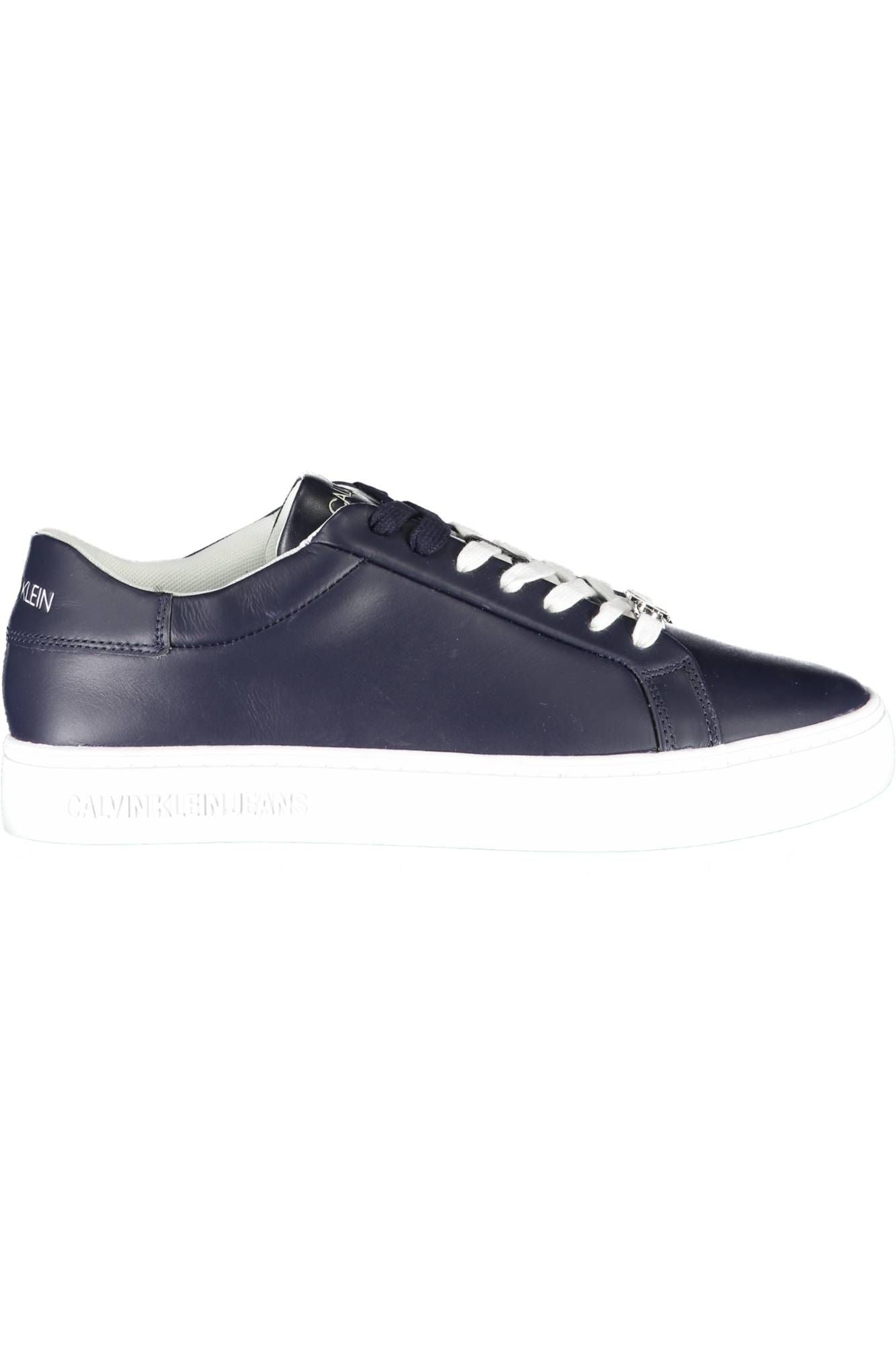 Blue Polyester Sneaker