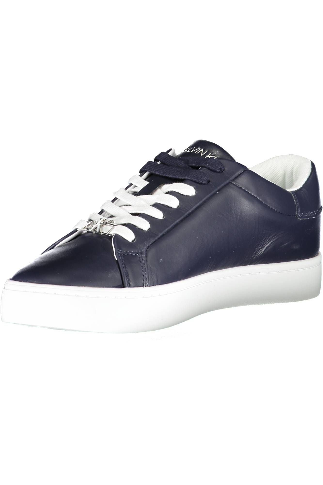 Blue Polyester Sneaker