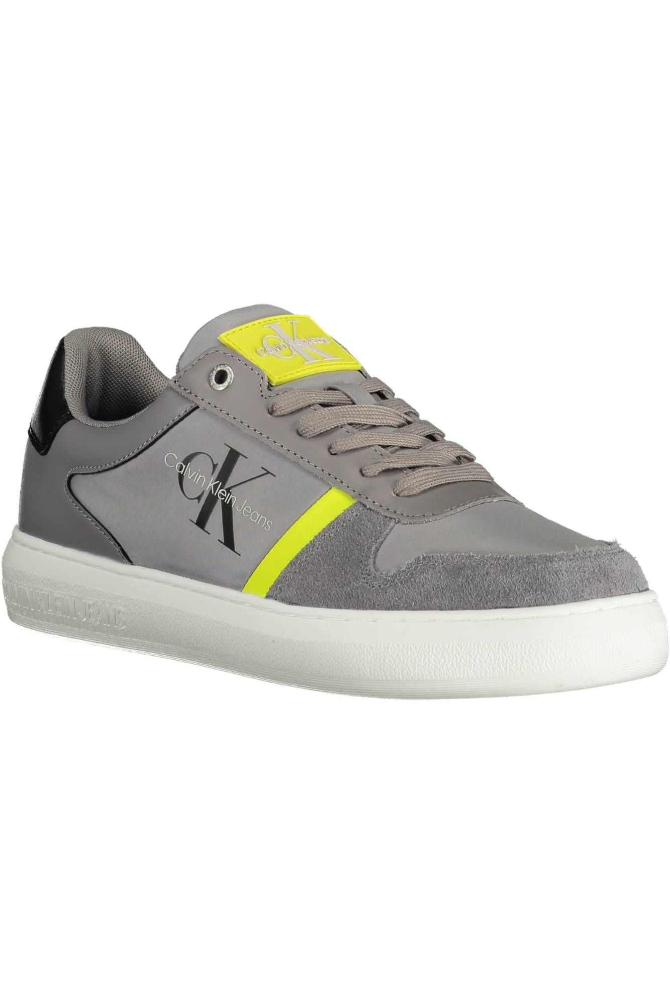 Gray Polyester Sneaker