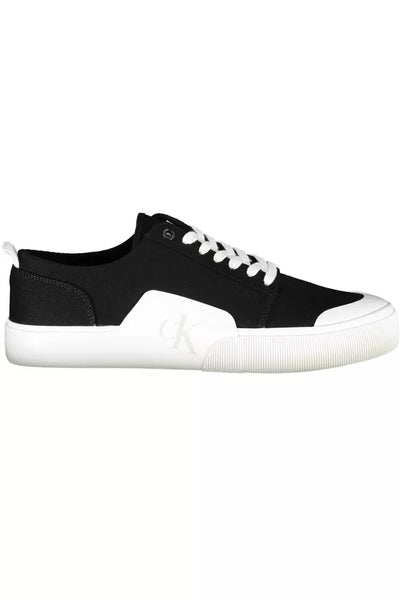 Black Cotton Sneaker