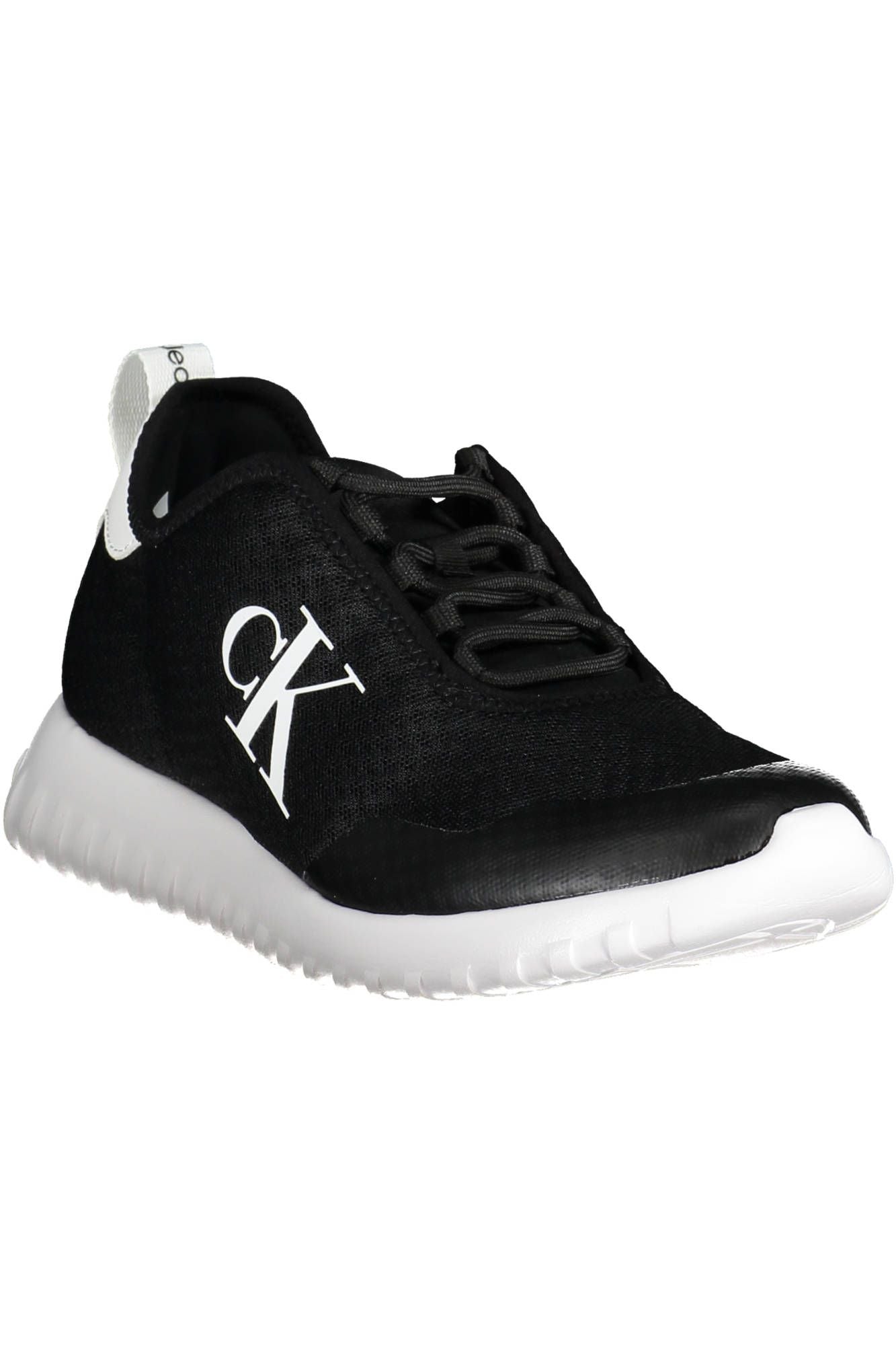 Black Polyester Sneaker