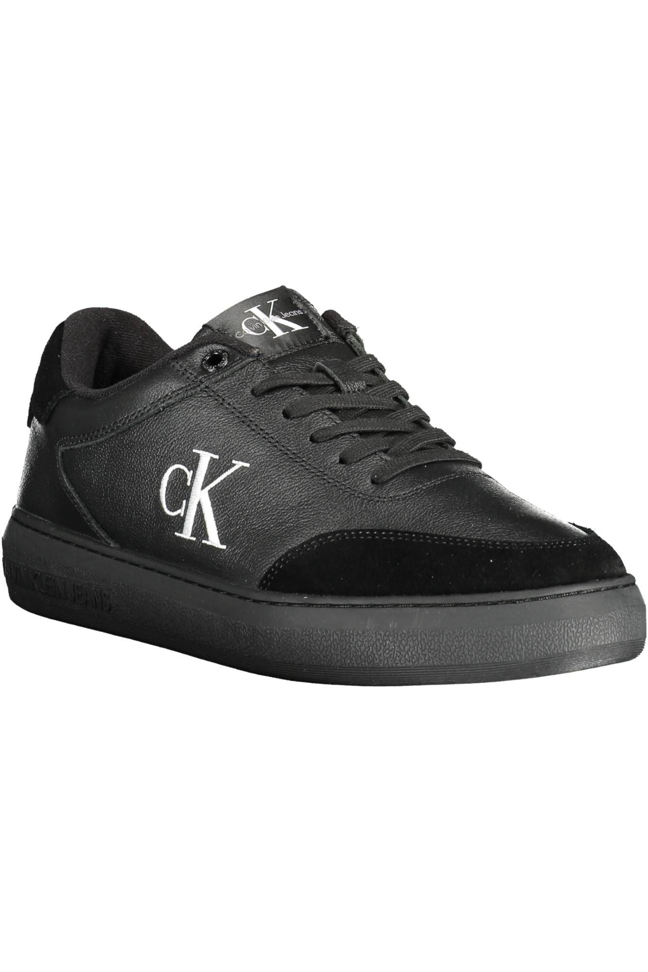 Black Polyester Sneaker