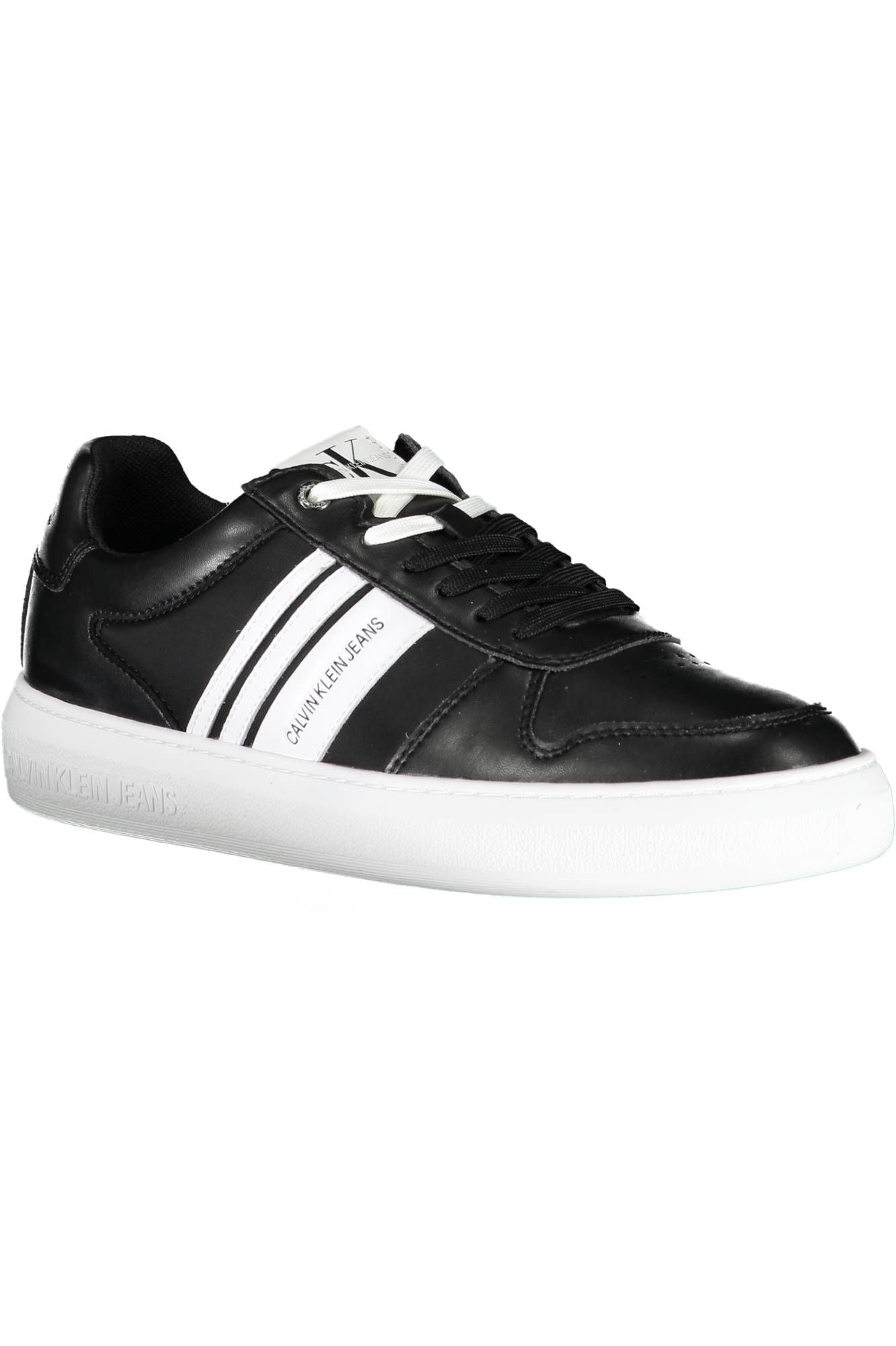 Black Polyester Sneaker