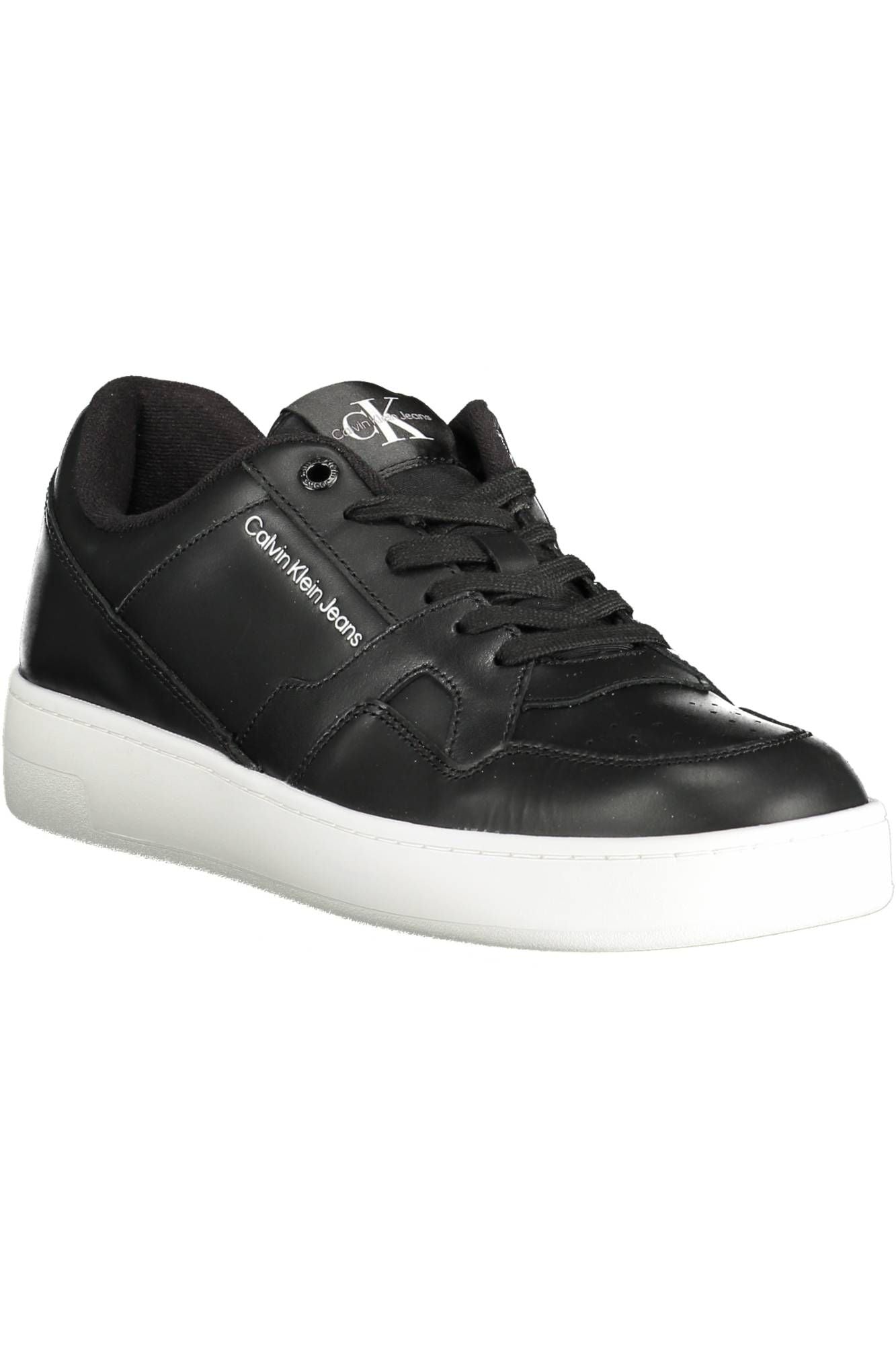 Black Polyester Sneaker