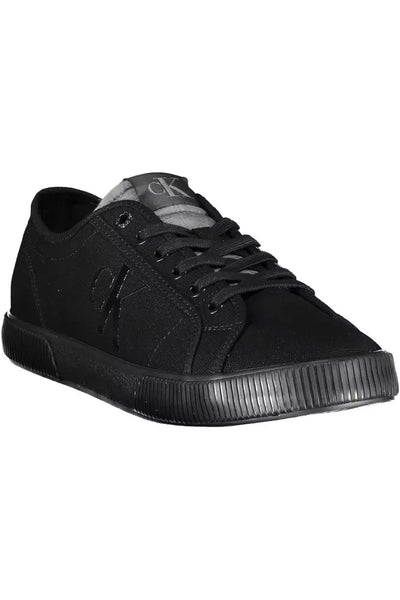 Black Cotton Sneaker