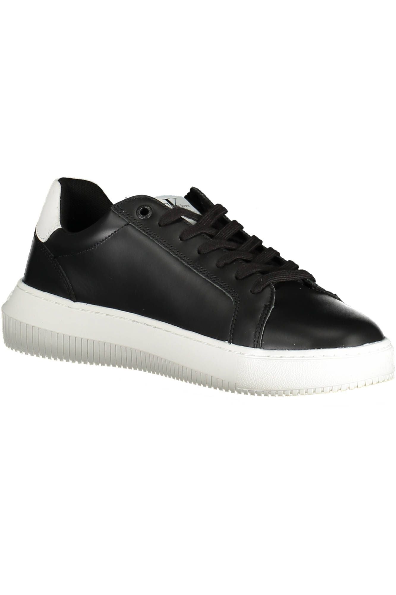 Black Polyester Sneaker