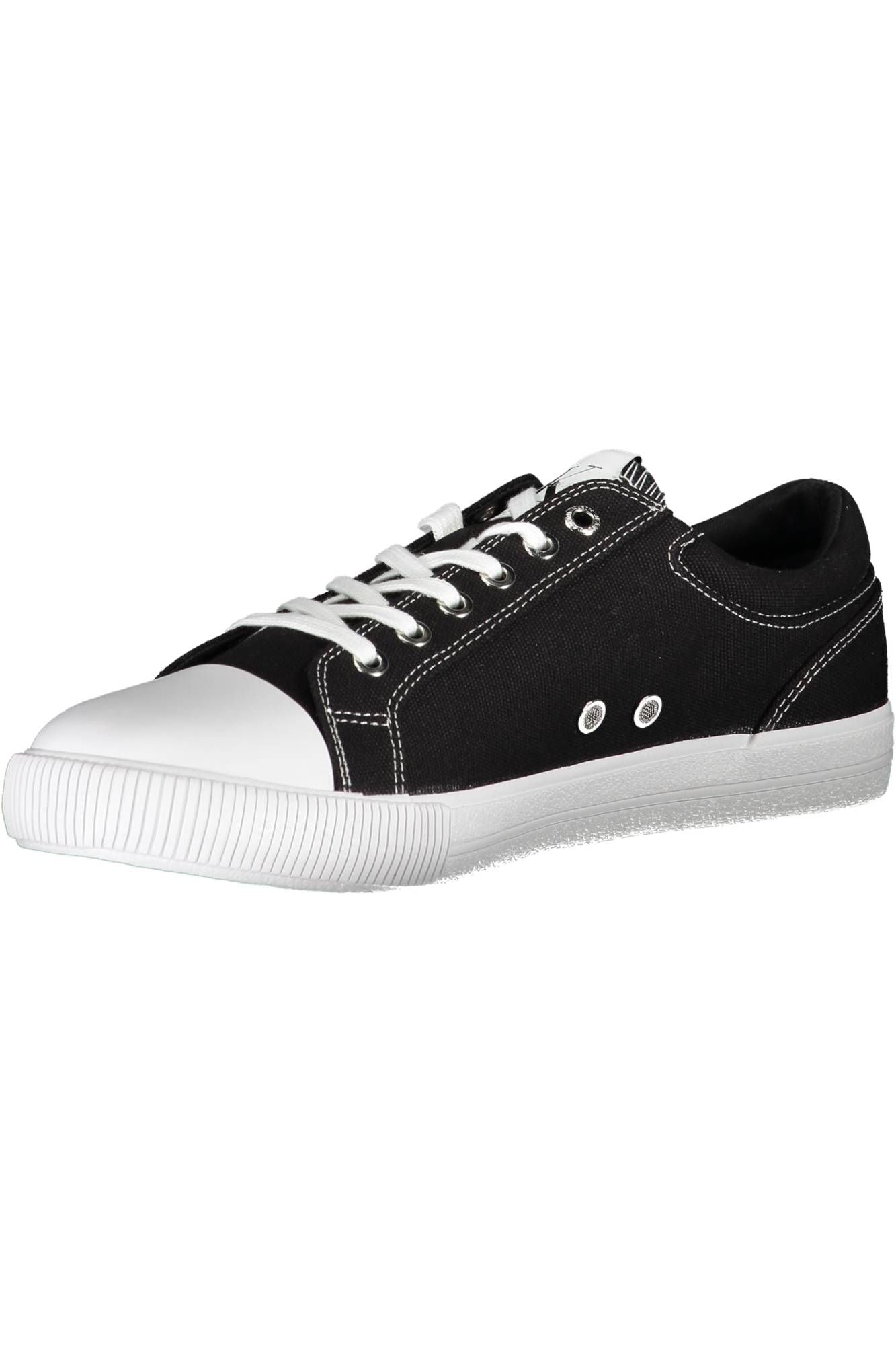 Black Cotton Sneaker