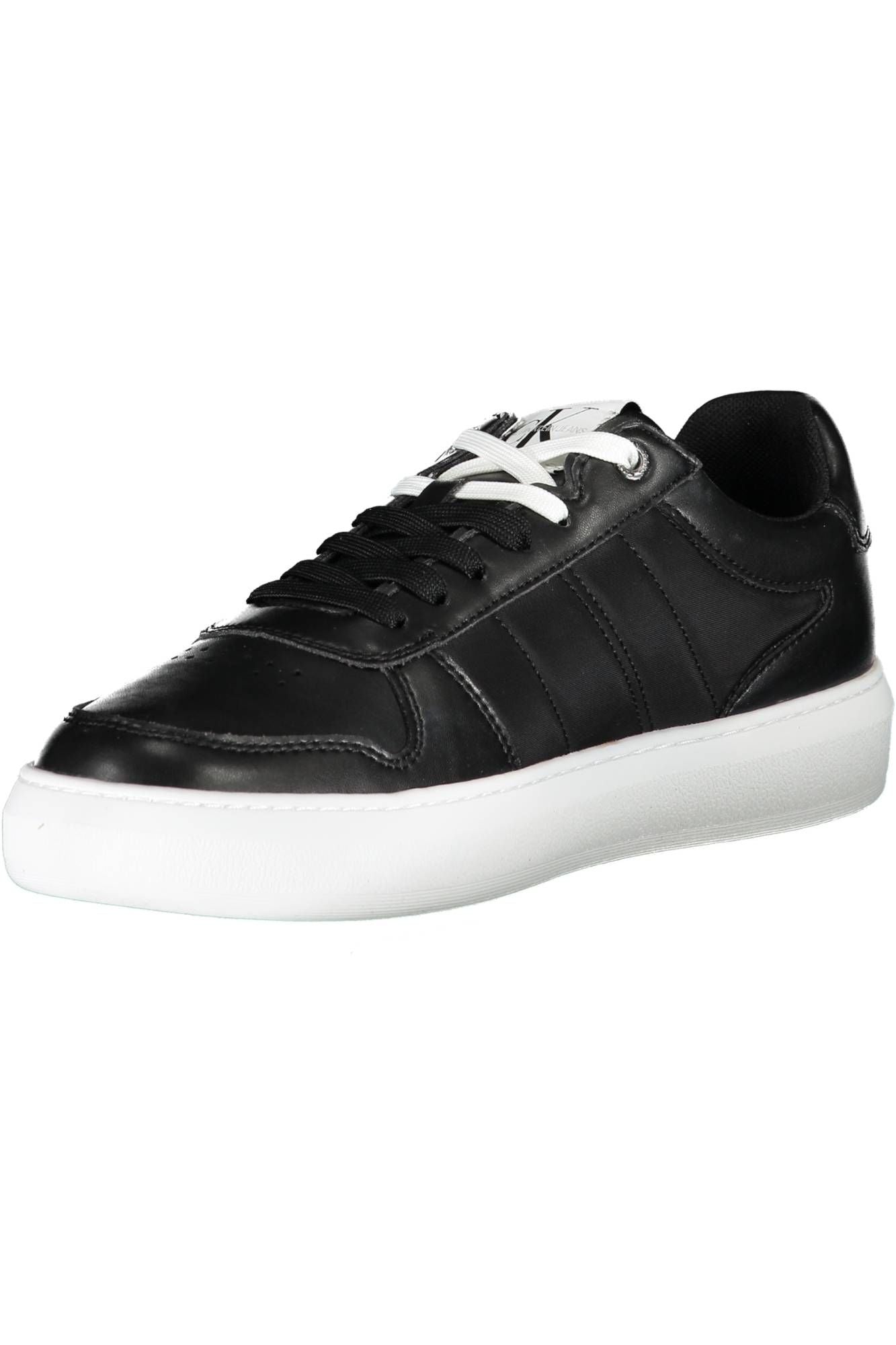 Black Polyester Sneaker