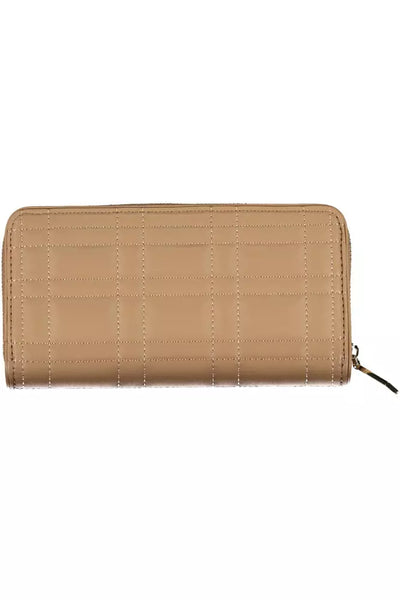 Beige Polyester Wallet