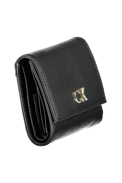 Black Polyurethane Wallet