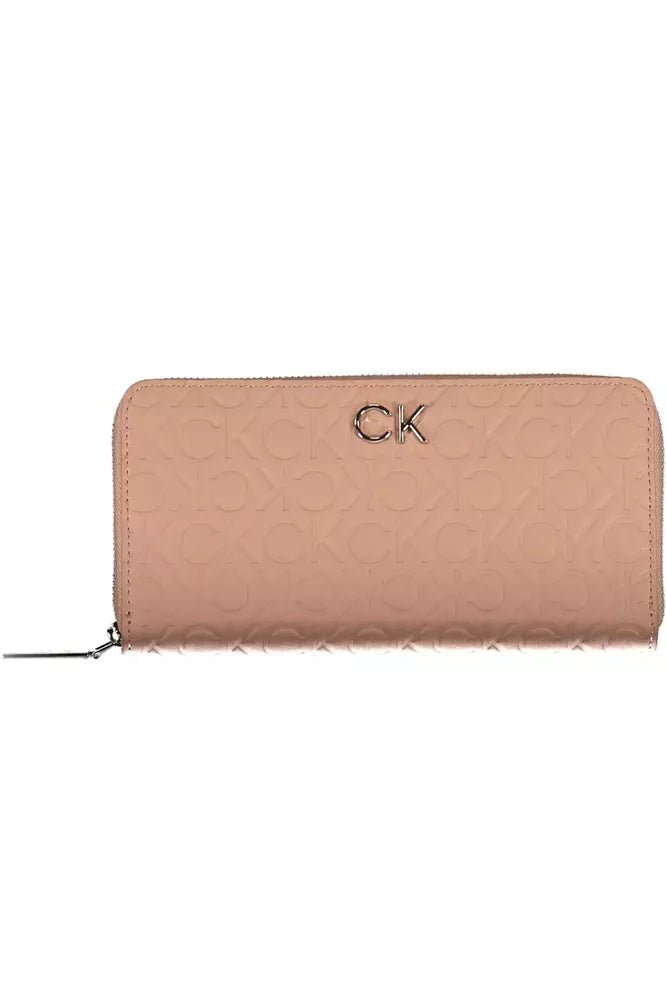 Pink Polyester Wallet