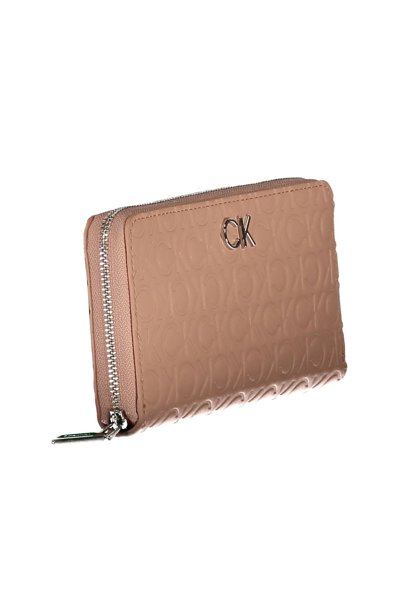 Pink Polyester Wallet