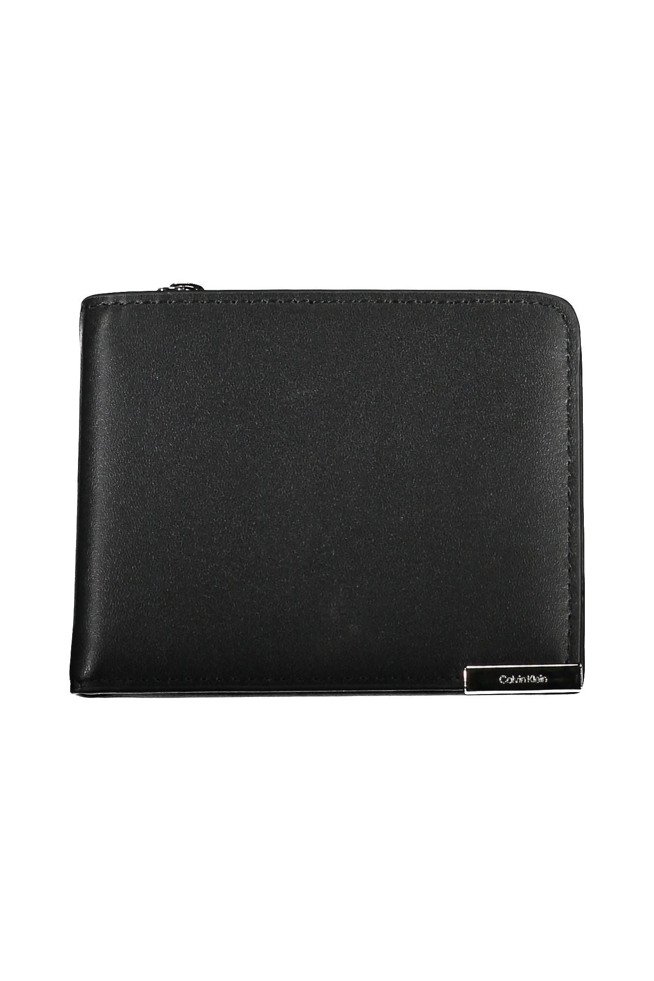 Black Polyurethane Wallet