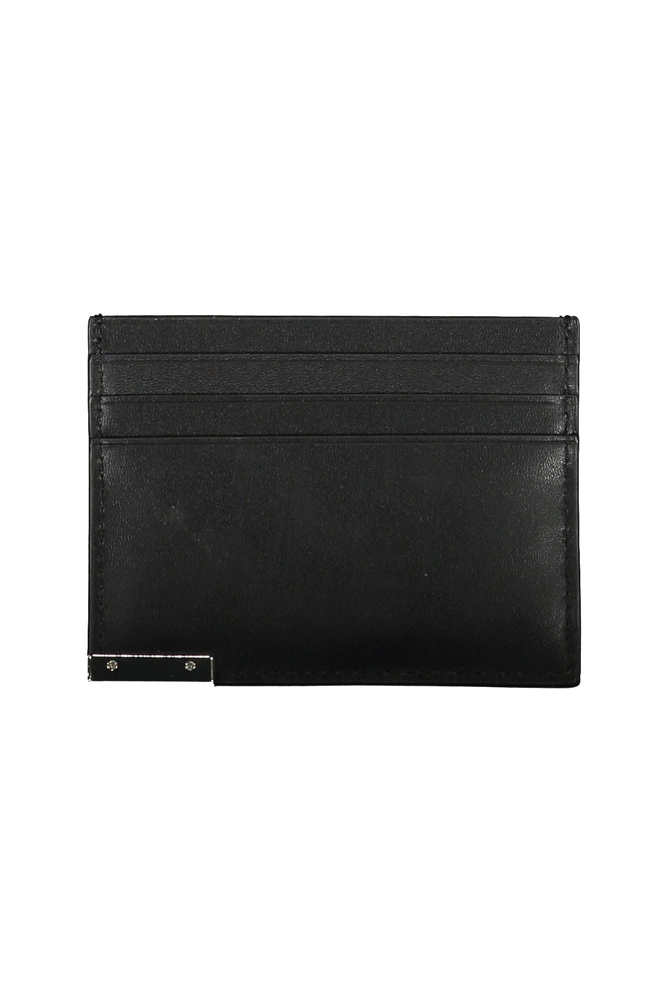 Black Polyurethane Wallet