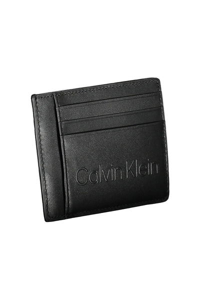 Black Polyurethane Wallet