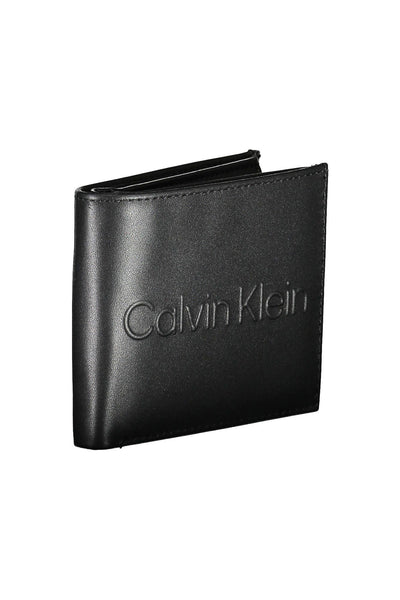 Black Polyurethane Wallet