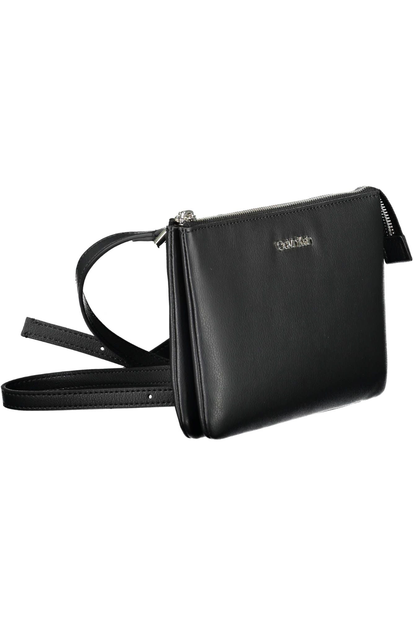 Black Polyurethane Handbag