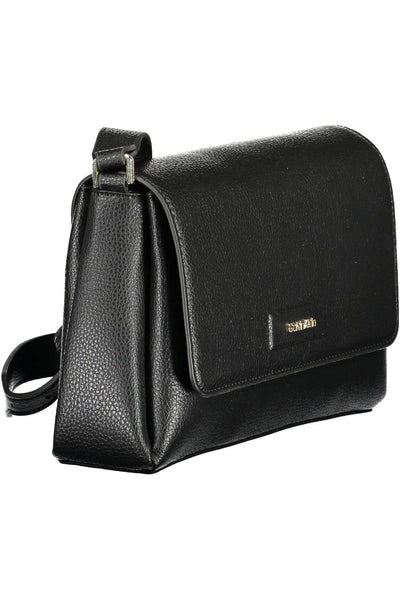 Black Polyester Handbag