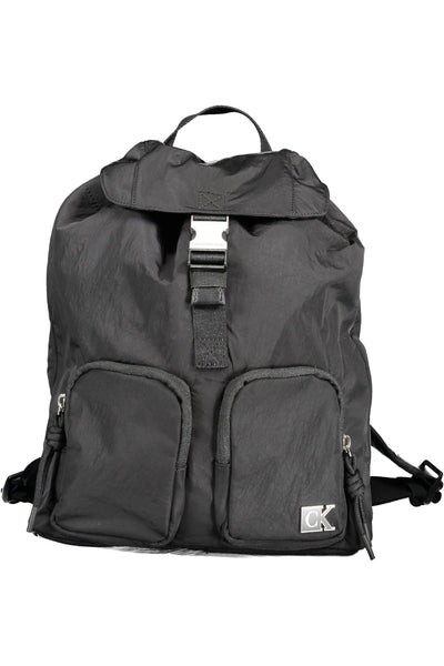 Black Nylon Backpack