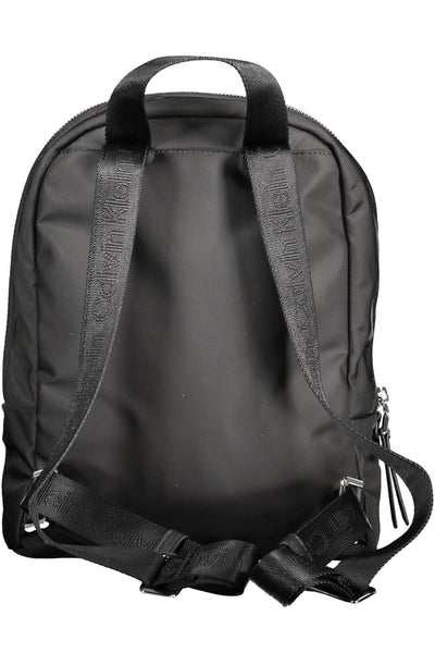 Black Polyester Backpack