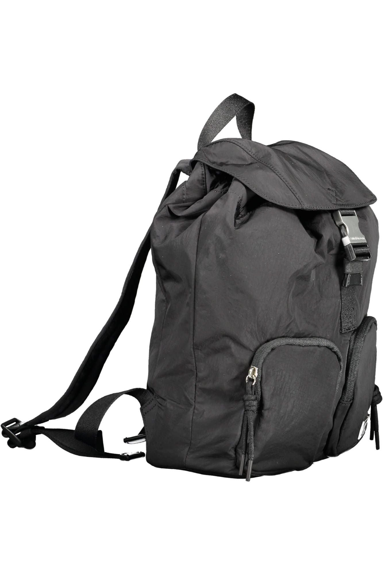 Black Nylon Backpack