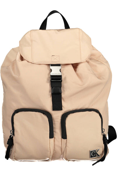 Pink Nylon Backpack