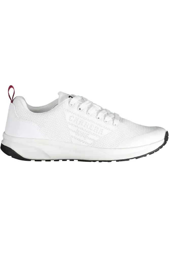 White Polyester Sneaker