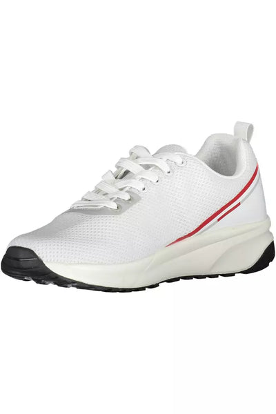 White Polyester Sneaker